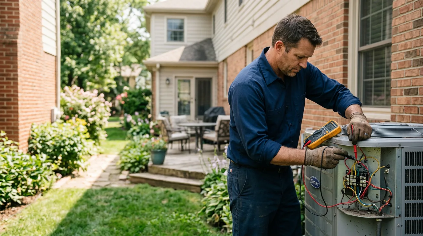 HVAC technician working near Rock Glen, PA